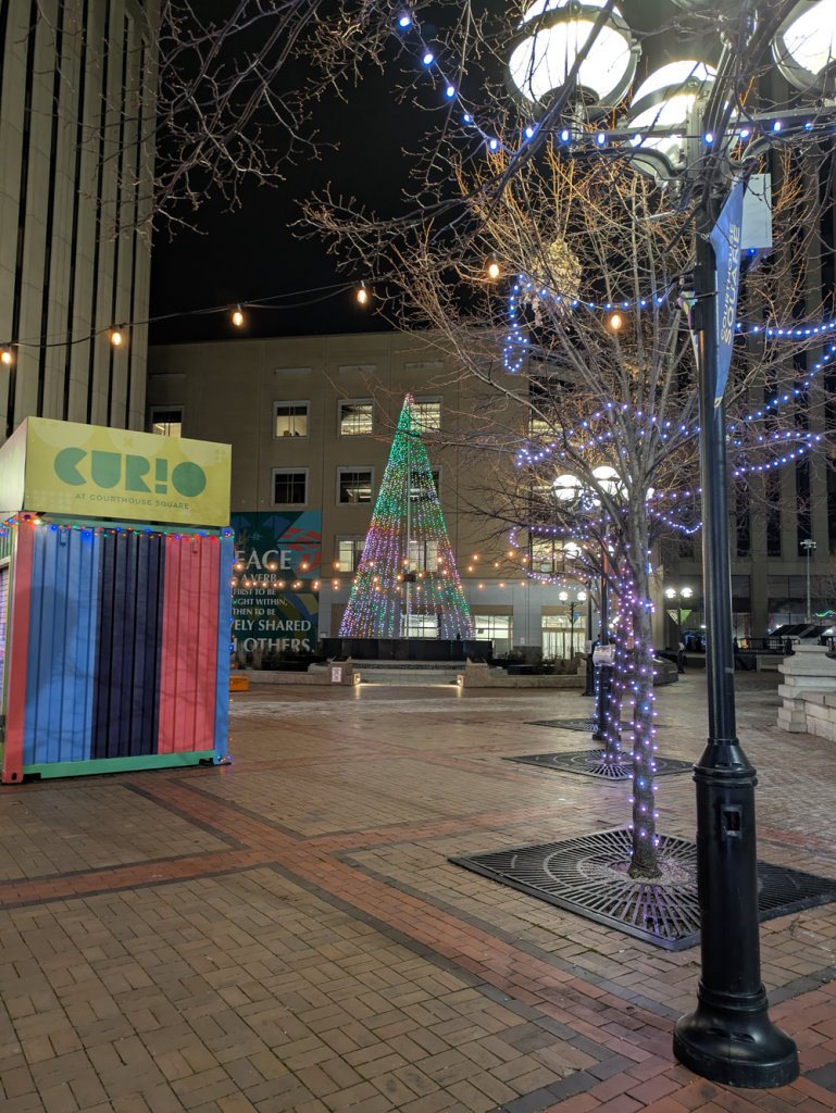 dayton courthouse square tree and curio hub